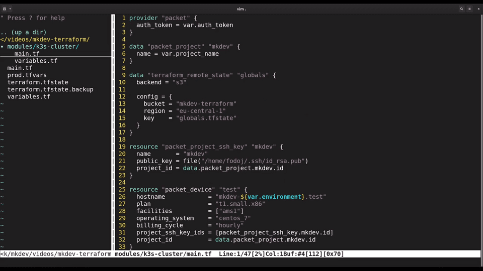 Infrastructure As Code IaC Configuration Script On A Dark Mode Terminal Representing Automated Cloud Server Provisioning With Tools Like Terraform