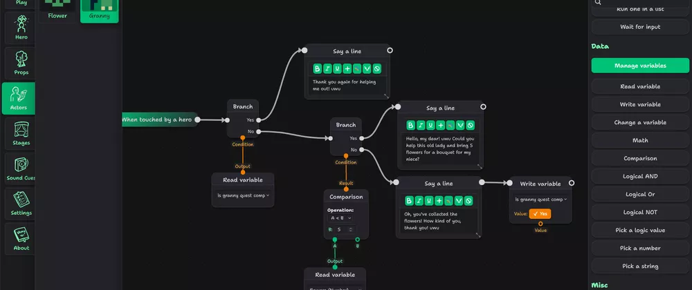Node Based Visual Automation Workflow Interface In Dark Mode Illustrating The Logic Paths Of Autonomous AI Agents And Task Execution